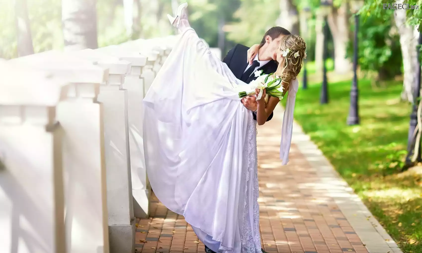 Ślub, Młoda, Nowożeńcy, Panna